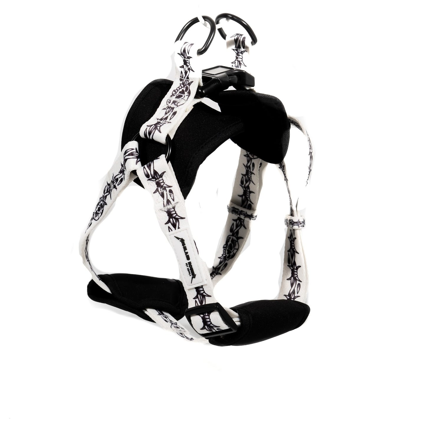 TRIANGLE HARNESS - BARB WIRE WHITE