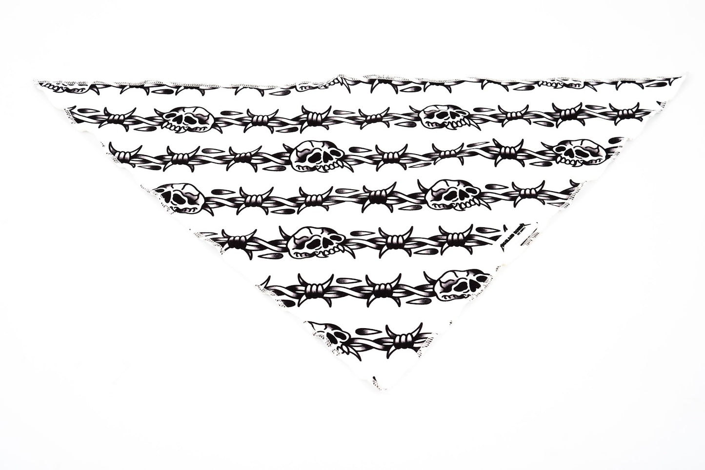 BANDANA - BARB WIRE WHITE